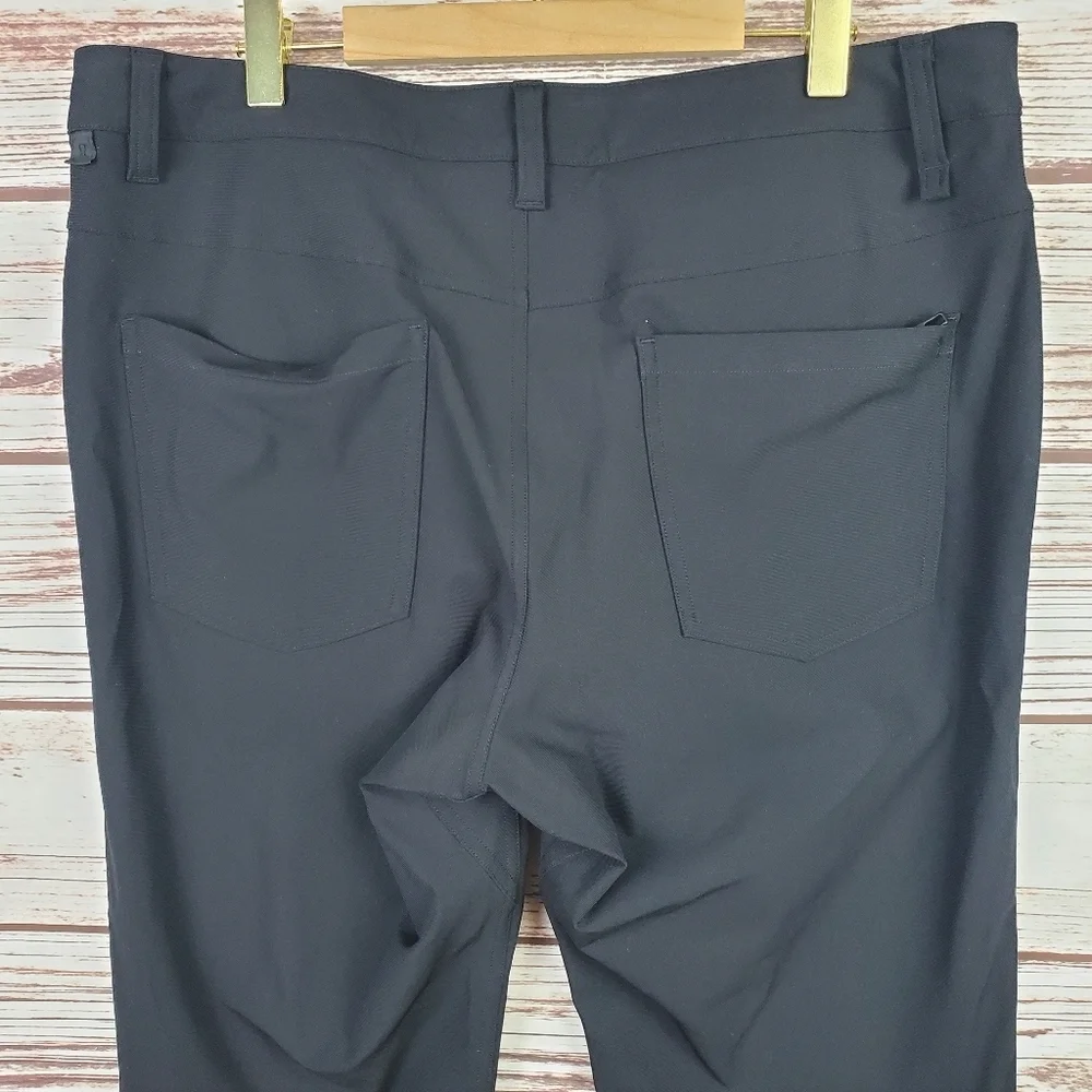Lululemon Mens 32x33 Black ABC Slim-Fit 5 Pocket Warpstreme Chino Pants